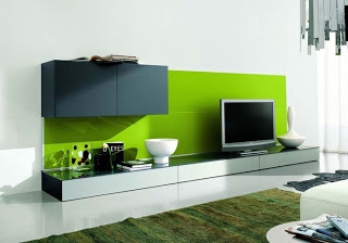 Dinding modular modern untuk ruang tamu: fitur dan manfaat