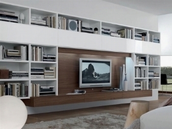 Moderne pareti modulari per il soggiorno: caratteristiche e vantaggi