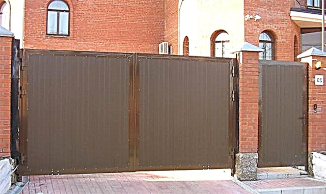 Garage swing gates: types of materials and installation steps