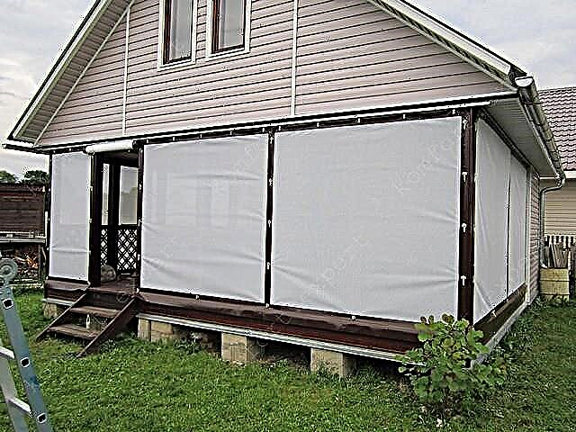 Curtains for arbors, terraces and verandas