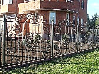Éléments chaussés pour une clôture: nous décorons des clôtures