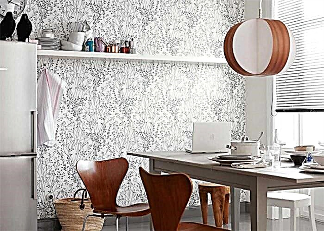 Non-woven wallpaper in the kitchen: help for the buyer and step-by-step instructions for sticking