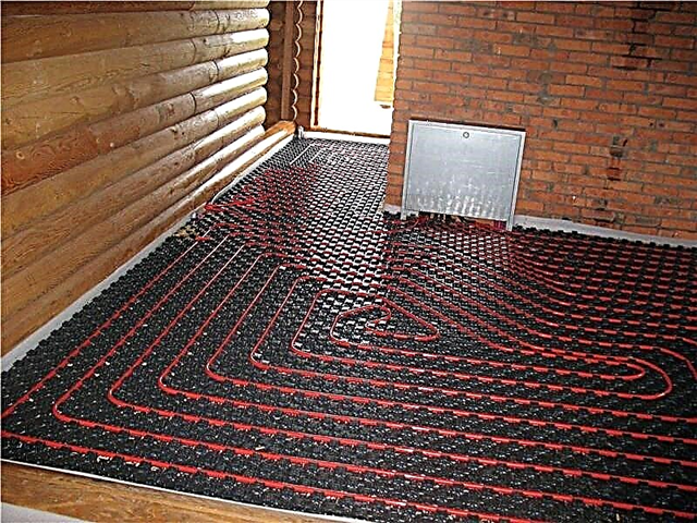 Pipe consumption for underfloor heating per 1 m2 with various pitch
