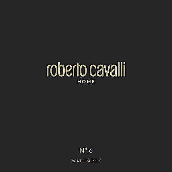 Papel de parede Roberto Cavalli: soluções de design para um interior elegante