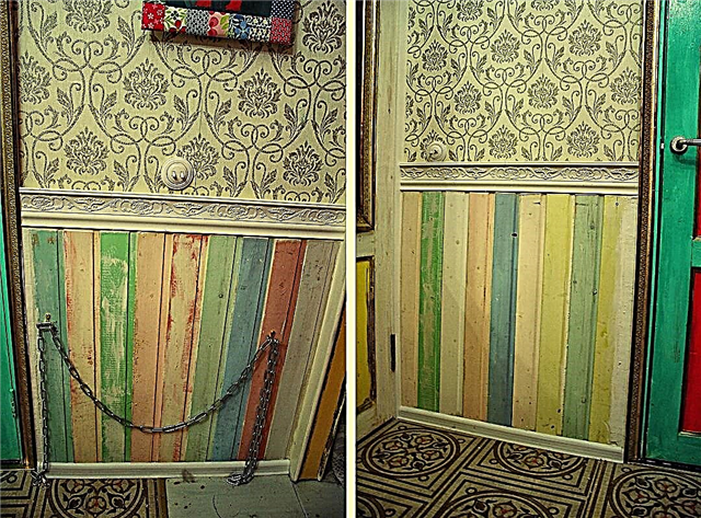Revestimento pintado no interior: estágios de coloração e opções populares para revestimentos