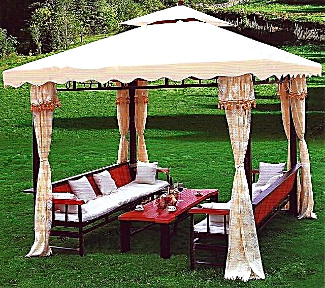 Overview of furniture for gazebos, the nuances of the right choice