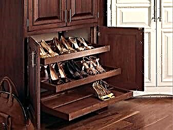 Halls for shoes in the hallway: an important detail in the interior