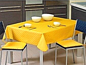 Oilcloth tablecloth for the kitchen