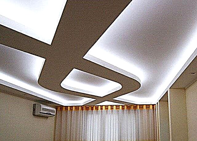 Floating ceiling - backlight features, do-it-yourself installation