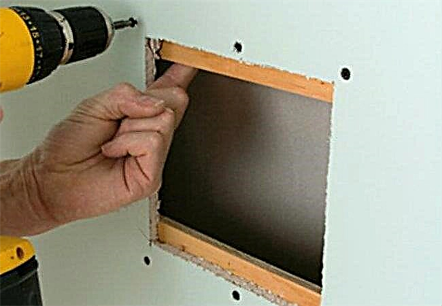 How to close a hole in drywall - 2 classic ways plus custom solutions