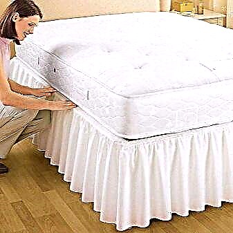 Dégagement au lit: comment choisir une jupe élégante pour la conception de la chambre